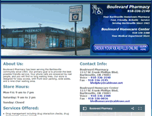 Tablet Screenshot of boulevardpharmacybartlesville.com